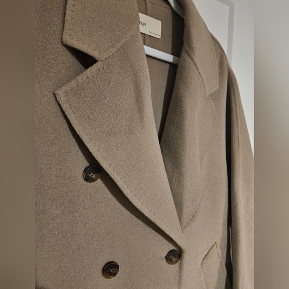 Women's Double-Breasted Coat - Picture 10 of 13